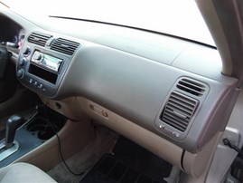 2002 Honda Civic EX Tan Sedan 1.7L Vtec AT #A22584